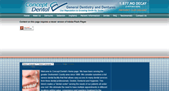 Desktop Screenshot of gotoconceptdental.com